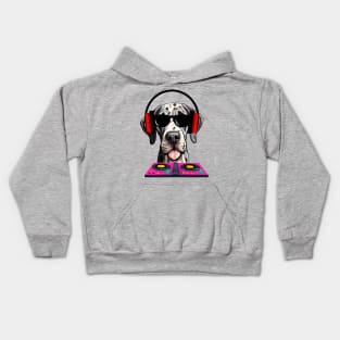 big dog dj Kids Hoodie